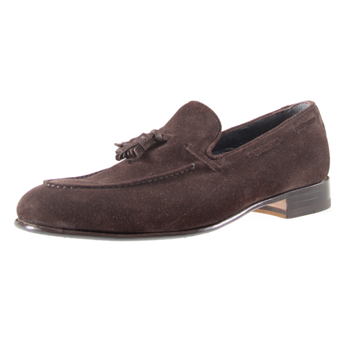 Mens suede hot sale tassel loafers