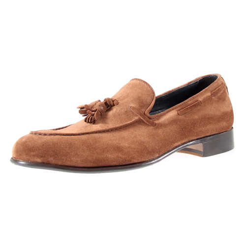 Mens suede hot sale tassel loafers