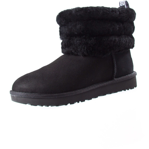 all black fur uggs