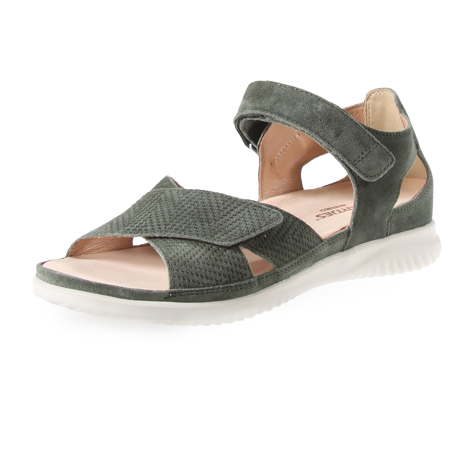 Breeze Sandal in mosgroen van Hartjes